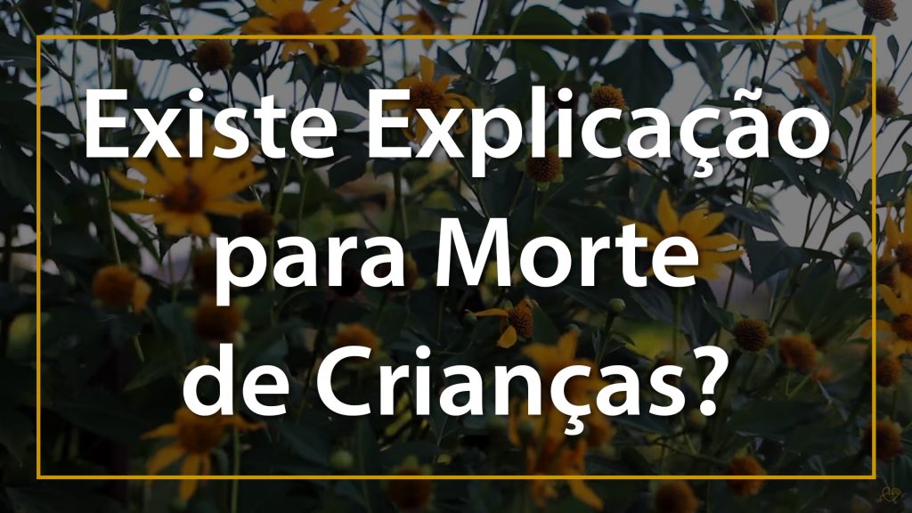 EXISTE EXPLICAÇÃO PARA MORTE DE CRIANÇAS? 20