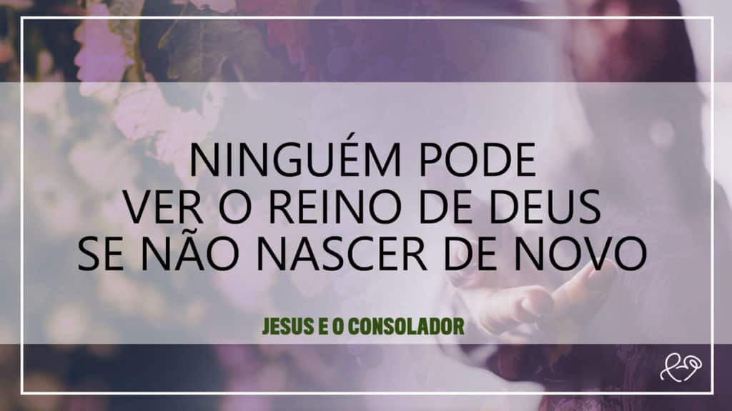 NINGUÉM PODE VER O REINO DE DEUS SE NÃO NASCER DE NOVO 8