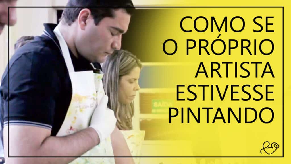 COMO SE O PRÓPRIO ARTISTA ESTIVESSE PINTANDO 1